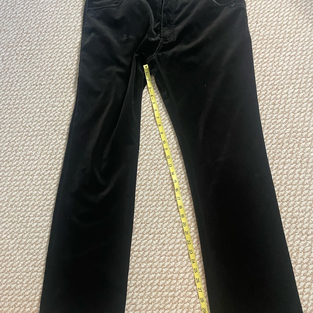 Men's Black Corduroy Pants